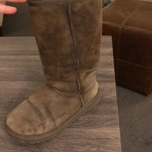 Chocolate brown tall ugg boots